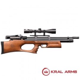 Carabina PCP KRAL Breaker. Madera cal. 6,35 mm - 24 Julios