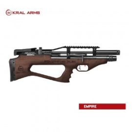 Carabina PCP KRAL Puncher Empire XS madera cal. 5,50 mm - 24 Julios con supresor de sonido.